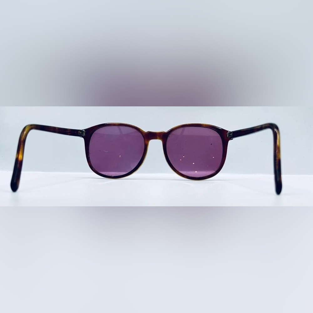Vintage Brown Tortoise Oval Sunglasses Frames Only - Picture 6 of 8